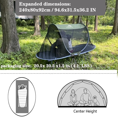 Pop-Up Mosquito Screen Tent for Camping and Outdoor Insect Protection