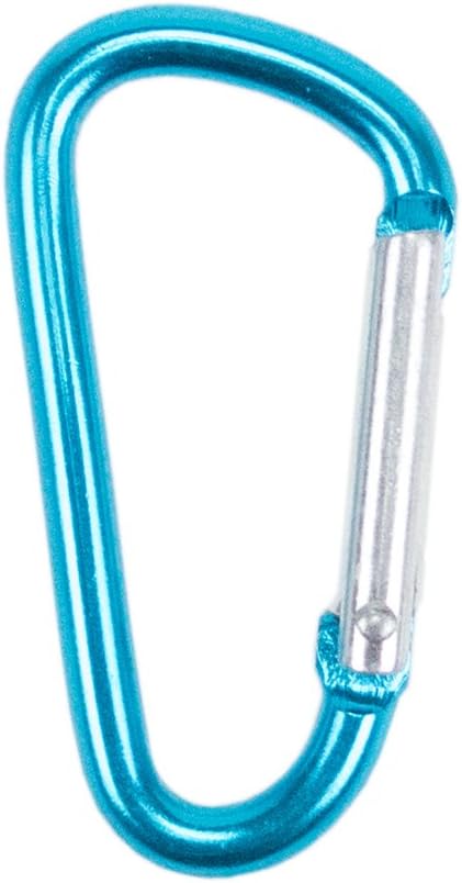 Aluminum D Ring Carabiner Clip Bulk Packages - Available in a Variety of Sizes, Styles, and Colors