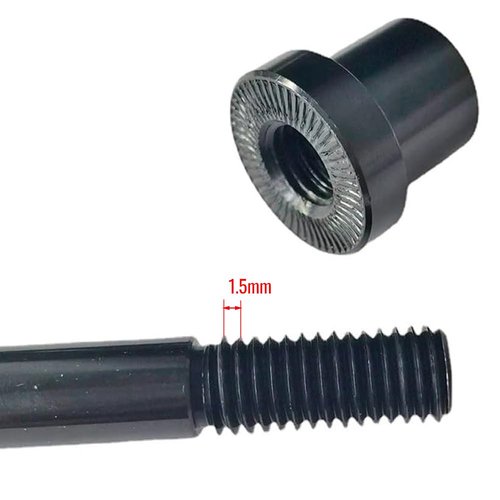 catazer Bicycle Rear Thru Axle 135x10mm Cycling Rear Hub E-Thru Bolt Quick Release Skewer