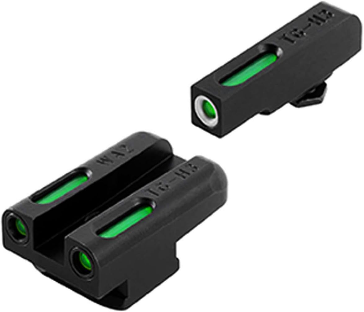 TRUGLO TFX Handgun Sight | Durable Shock-Resistant Compact Brightly Glowing Tritium & Fiber-Optic Xtreme Day/Night Sight for Handguns