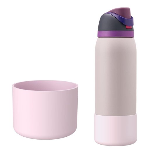 YOUCOX Silicone Boot for Owala Water Bottle 24 oz 32 oz 40 oz, 2PCS Anti-Slip Protective Sleeve for FreeSip/Twist/Flip Water Bottles, BPA Free, Dishwasher Safe, Bottom Bumper Cover Cup Accessories