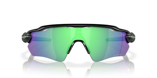 Oakley Men's OO9208 Radar EV Path Rectangular Sunglasses, Matte Black/Prizm Jade Polarized, 38 mm