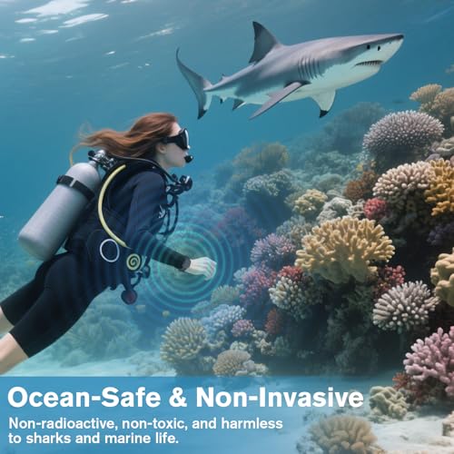 Magnetic Shark Repellent Bracelet ? Diving Gear & Surfing Accessory with Adjustable Fit | Eco-Friendly Shark Deterrent Band for Snorkeling, Swimming & Ocean Safety