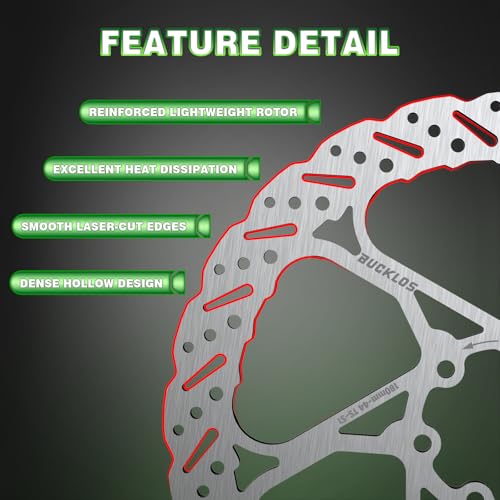 Bike Disc Brake Rotors 140mm 160mm 180mm 203mm 12-Bolt Mount - RT58 Variation of This Listing