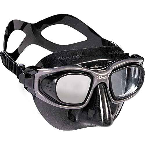 Cressi Freediving 2-Flat Lens Mask - Low Internal Volume - Perfect Vision - Minima: Made in Italy