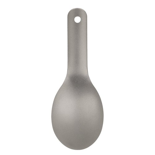 HUIOP Titanium Spoon, Ultralight, 1 Piece, Modern Style, 4.6 inches, Camping