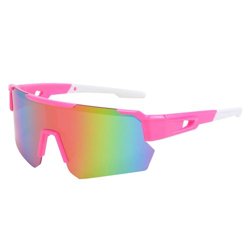 Youth Baseball Sunglasses Sports Running UV400 Polarized Glasses Youth Kids For Boys Girls 8-12 Cycling Softball Golf Skiing Sunglasses (Rose Red)