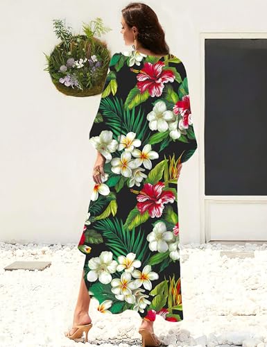 Women's Maxi Kaftan Dress for Summer Lounging - MooMoos & Caftan Style