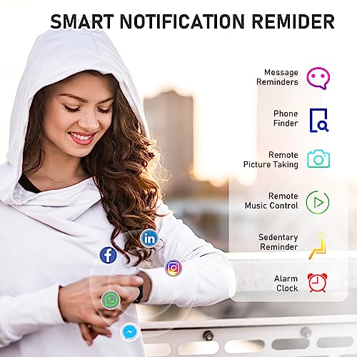 Moremore Black Fitness Tracker with Heart Rate, Blood Pressure & Sleep Monitoring
