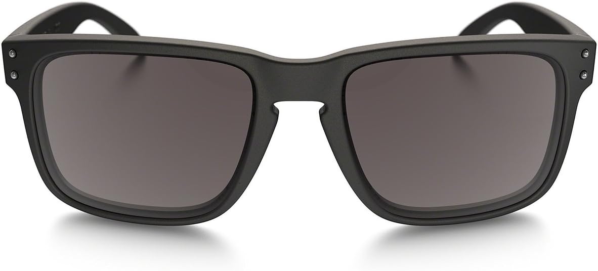 Oakley Holbrook Sunglasses 57MM Matte Black Frame/Warm Grey Lens