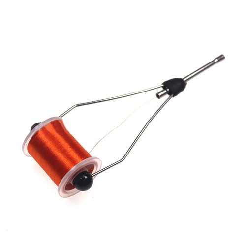 YMXOUQ 5 Pcs Fly-Tying-Bobbin-Holder,4.3inch BI-Ceramic Tip Bobbin Holder Smooth Rolling Threader Fly Tying Fishing Spool Tool,Fly Tying Tools Set