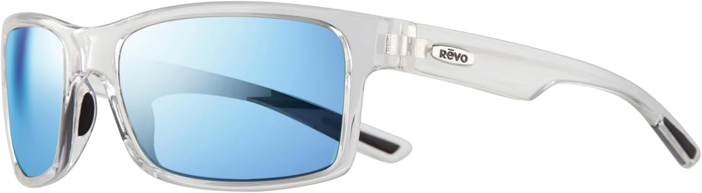 Revo Sunglasses Crawler: Polarized Lens with Performance Rectangle Wrap Frame