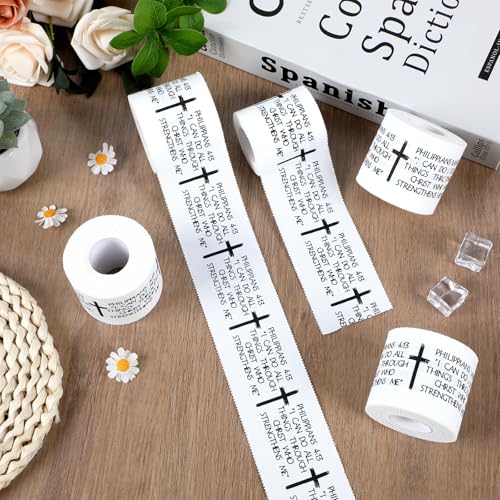 Christian Athletic Tape 5 Rolls - Supportive Cotton & Zinc Oxide Wrist Wraps for Athletes - Variation 5