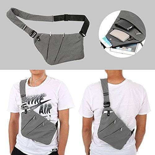 Lixada Sling Backpack Chest Bag Lightweight Outdoor Sport Travel Hiking Anti Theft Crossbody Shoulder Pack Bag Daypack