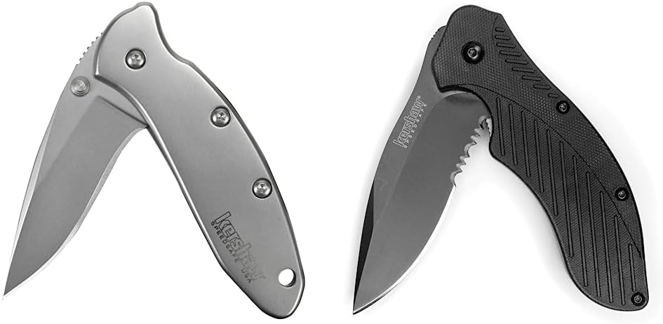 Kershaw Chive Pocket Knife, 1.9 Inch 420HC Steel Blade, Speedsafe Assisted Opening, Made in the USA, (1600)