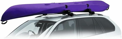 INNO XA445 Roof Carrier for Kayaks, Canoes & SUPs - T-Slot Aero Base Locking Rack