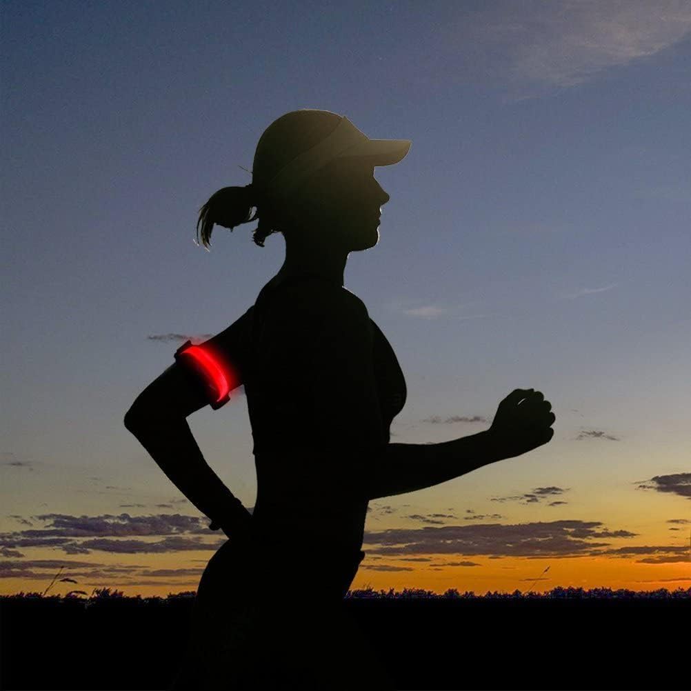 Glovion Reflective Running Gear LED Armband Rechargeable