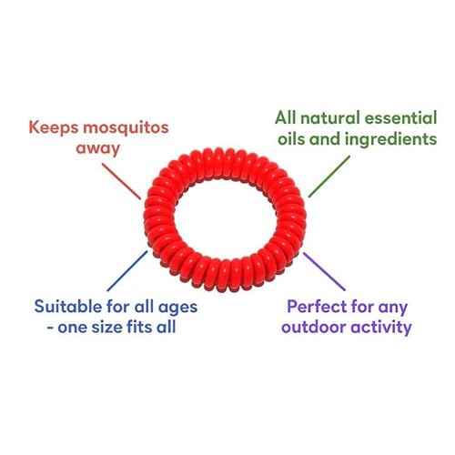 Nature Guard -10 Pack - Mosquito Repellent Bracelets for Adults & Kids - Natural DEET-Free
