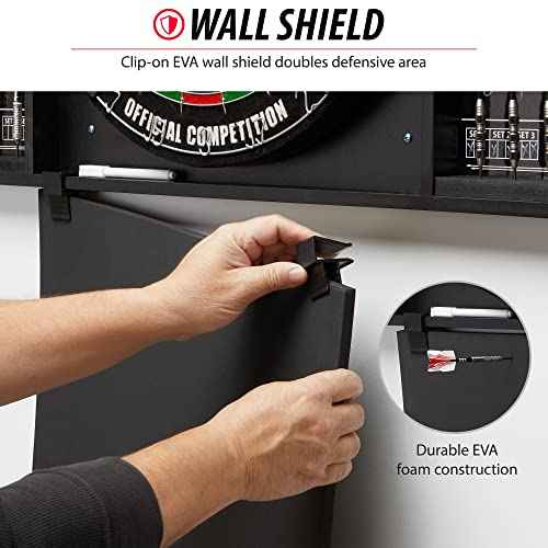 Viper by GLD Products Resolute Dart Backboard, Black