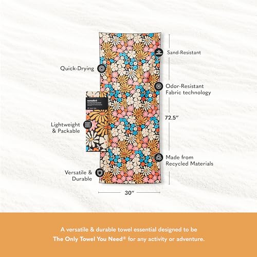 Nomadix Hula Multi Original Sand-Resistant Travel Towel 72.5x30 Inches
