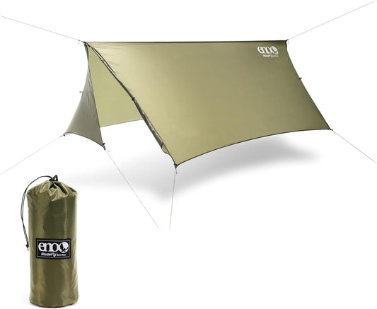 Ultralight Camping Tarp - ENO Eagles Nest Outfitters HouseFly Rain Shelter