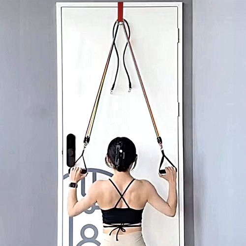 UBELT Door Anchor for Resistance Bands with Solid Rubber Ball. Great for Closed Loop Bands Physical Thereapy Home Workout Equipment… (ARMY GREEN)