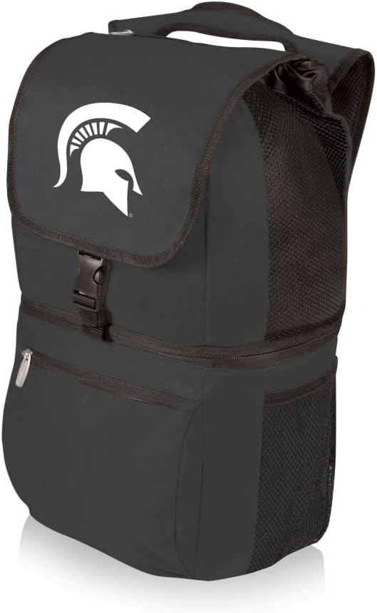 PICNIC TIME NCAA North Carolina Tar Heels Zuma Backpack Cooler - Soft Cooler Backpack - Lunch Cooler, (Black)
