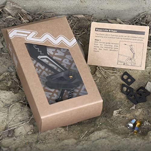 Funn Zippa Lite MTB Chain Guide, D-Type Mount, 26T-36T, Bicycle Chain Protector