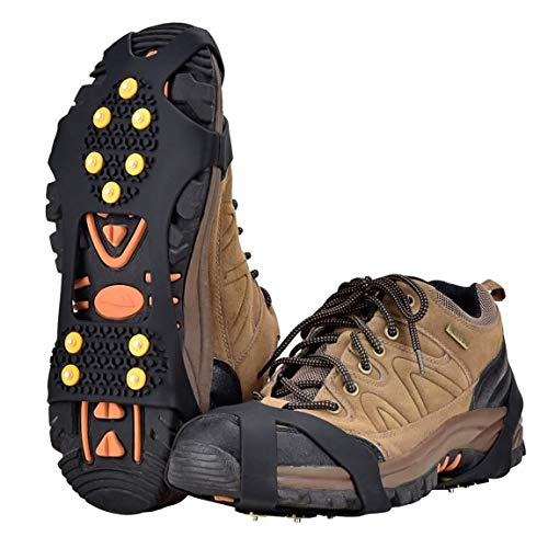 Ice Snow Grips Over Shoe Boot Traction Cleats Spikes - Small, 10 Studs