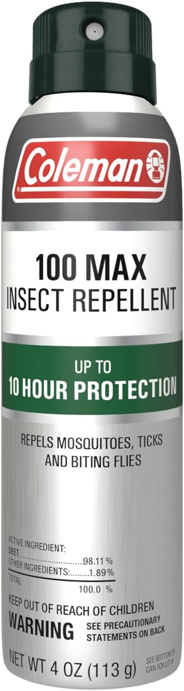 Coleman 100 Max 100% DEET Insect Repellent Spray - 4 oz