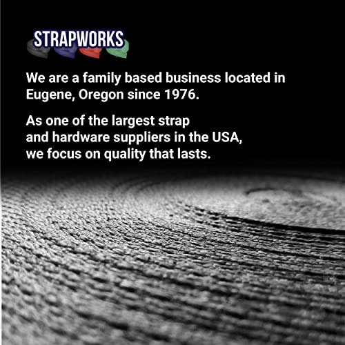 Heavy Duty Polypropylene Webbing Strap - 2 Inch x 10 Yards Pacific Blue