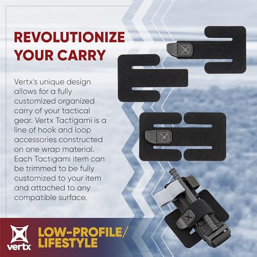 Medium Black Tactical Belt Adapter Panel for MOLLE Gear - 2 Pack
