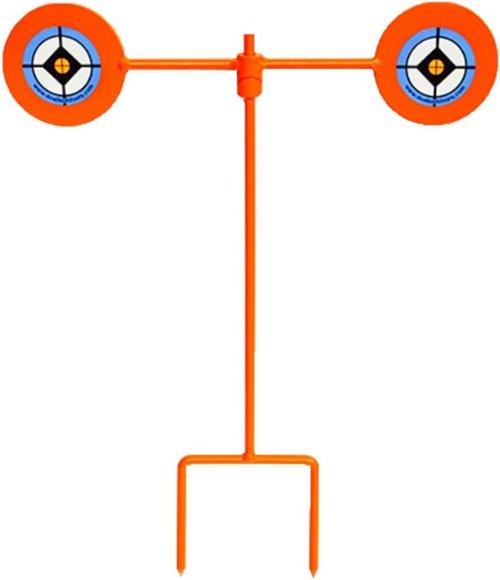 Do-All Outdoors - Helios Spinner Steel Target, Rated for .22 Caliber, Orange, One Size (H350)