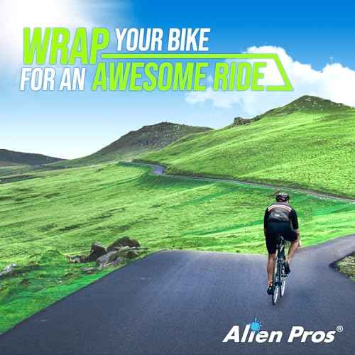 ALIEN PROS Chameleon Tail Bike Handlebar Tape (Set of 2) - Elevate Your Ride with Stylish, Comfortable, and Color-Shifting PU Tape for Enhanced Grip with These Bicycle Handle bar Tape (Purple)