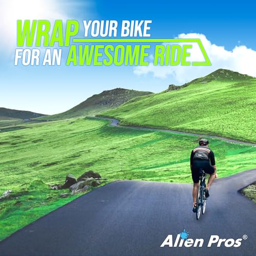 ALIEN PROS Chameleon Tail Bike Handlebar Tape (Set of 2) - Elevate Your Ride with Stylish, Comfortable, and Color-Shifting PU Tape for Enhanced Grip with These Bicycle Handle bar Tape (Purple)