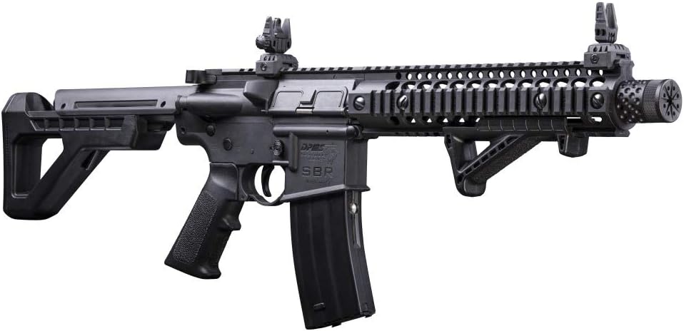 Full Auto SBR CO2-Powered BB Air Gun with Dual Action Capability
