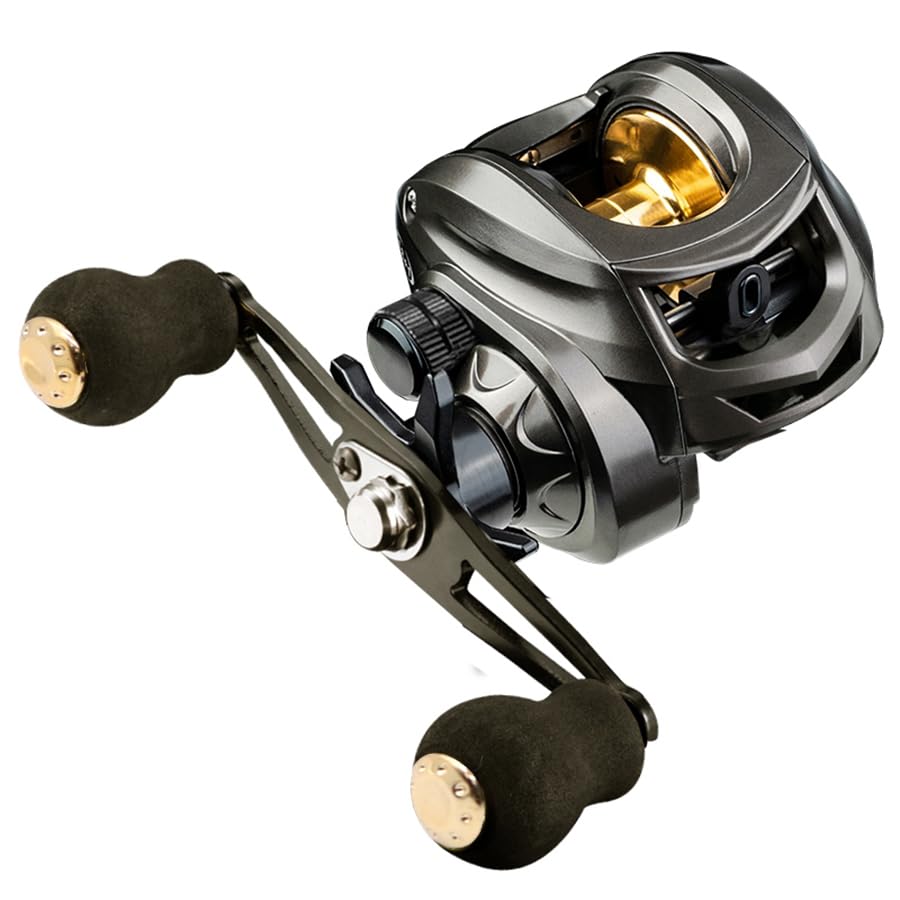 AK New Baitcasting Reel Saltwater Freshwater Fishing Reels Max Drag 8KG Light Surf Cast Reel Baitcaster Reels (Right Hand)