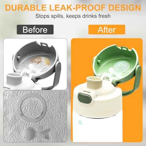 2 Pack Replacement Leak Stopper Compatible with Thermos Funtainer 16 Oz, Bottle Lid Seal Plug Replacement Parts for Vacuum Insulated Bottle