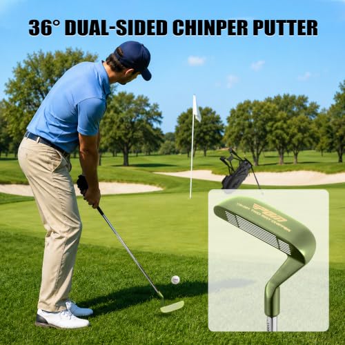 Green PGM 36° Two-Way Golf Chipper for Men and Women, Left & Right Handed