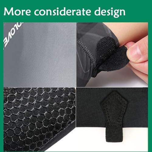 Grey Left Hand Pool Glove for Billiards and Snooker - 3 Finger, Men & Women
