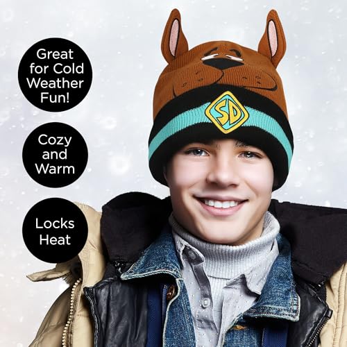 Cute Knit Warm Beanie hat for Kids and Adults, Winter Hats for Men, Women, Teens, Girls and Boys, Cuffed Beanies