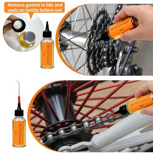 Bike and Motorcycle Chain Washer - bike Cleaner Kit Including Bicycle Chain Scrubber, Cleaner Brush Tool, Degreaser, Chain Lube, Bike Maintenance Kit for Mountain, Road, Hybrid, City Bicycles