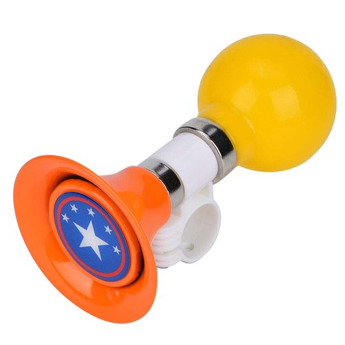 CHICIRIS Kids Bike Horn, Bike Horn Kids, Kids Bike Horn Warning Bell, Bicycle Horn, for Boys Girls Kids Bike Accessory (Orange)