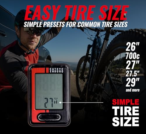 Cateye Enduro Wired Bike Computer - Heavy-Duty Cycling Dashboard