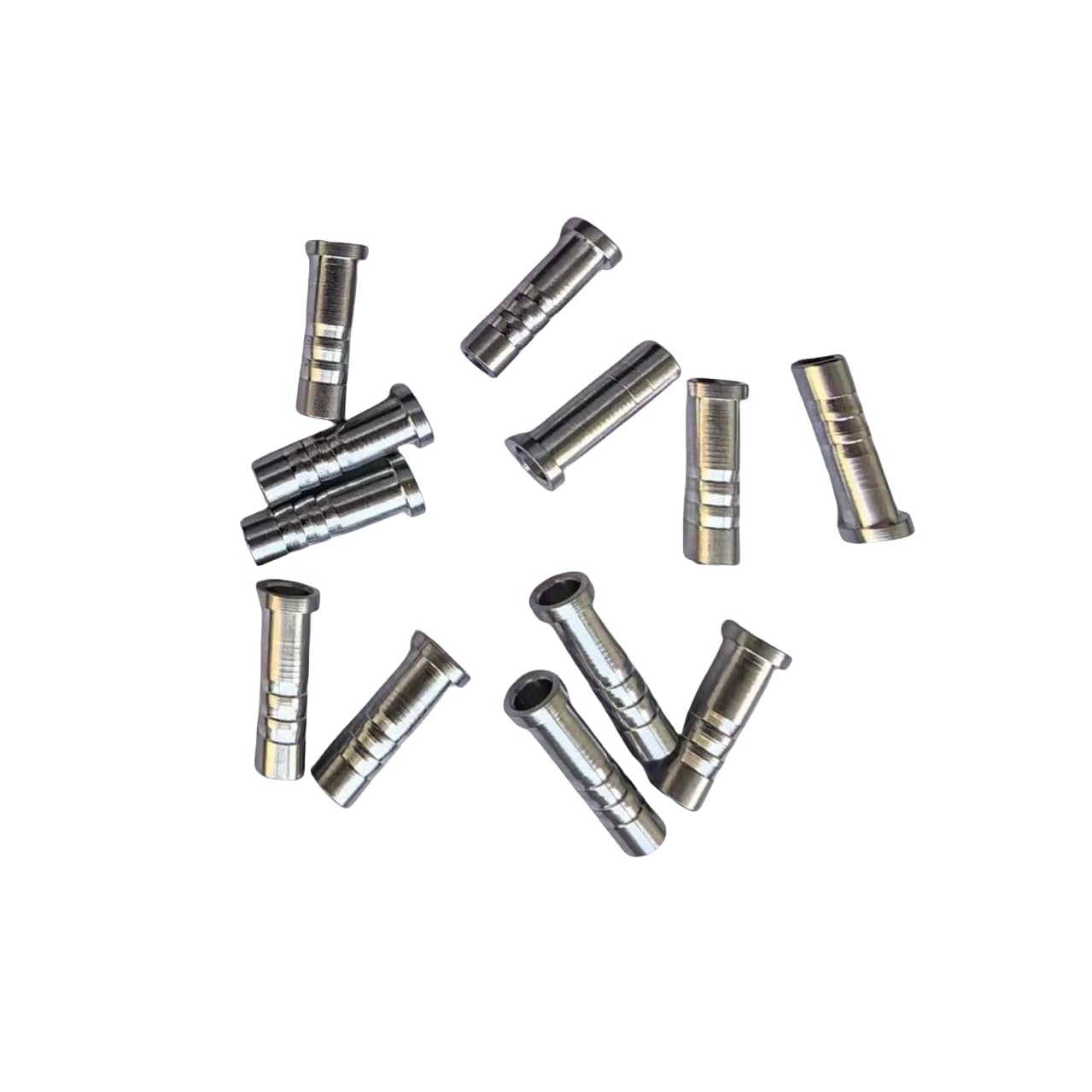 12pcs Aluminum Arrow Inserts for Carbon Arrows 6.2mm Archery Arrow Tip Insert .244 .245 .246 for Target Practice Field Points Broadheads 5/16 inch Crossbow Compound Recurve Bow Arrow Shaft 8-32 Thread
