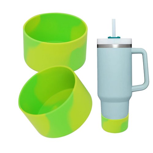 TFAK Protective Silicone Boot for Stanley Quencher Tumbler 30 oz 40 oz & IceFlow 20oz 30oz & Hydro Flask Water Bottle 12-24oz & YETI Bottle & Vmini Bottle & Simple Modern Bottle