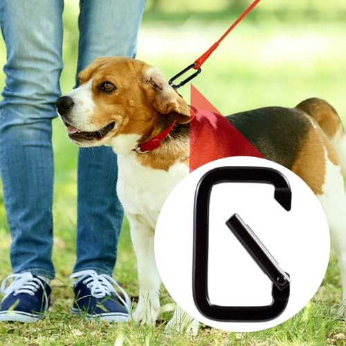 6 Pcs Key Chain Rings, Carabiner for Keys, Mini Carabiner Clip, Carabiner Keychain for Camping, Hiking Fishing Dog Tag, Purse (1.93''¡¿1.22'')