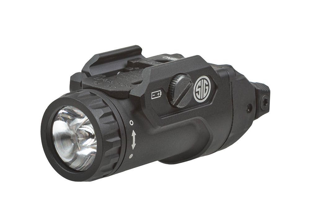 Lumintrail Sig Foxtrot 2 Weapon Light, White Tactical Light - SOF2100-500-Lumen Tactical Flashlight, Sliding Rail-Mounted Cleaning Cloth