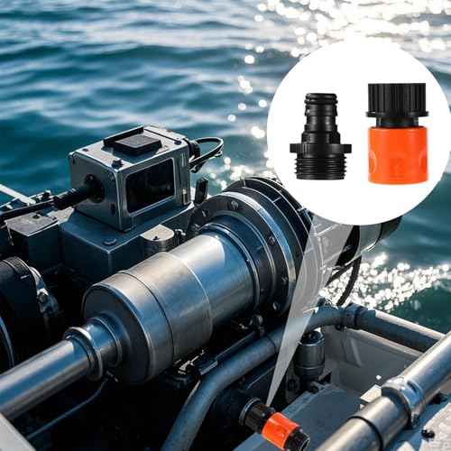 Boat Engine Flush Kit, Plastic Jet Boat Motor Ski Quick Connect Accessories Flush Kit Compatible with Seadoo Sea Doo PWC & Kawasaki 4 Stroke Watercraft