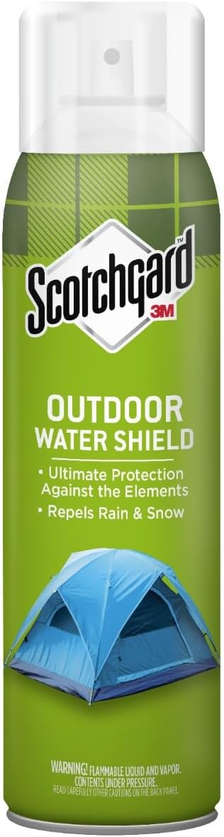 Scotchgard Outdoor Water Shield, Repels Water, Ideal For Outerwear, Tents, Backpacks, Canvas, Polyester And Nylon, 10.5 Ounce Can